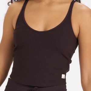 NWT VUORI RIB CROP TANK